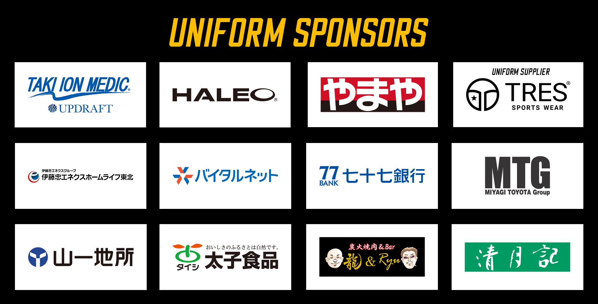 2021-22シーズン着用ユニフォーム&ユニフォームスポンサー決定