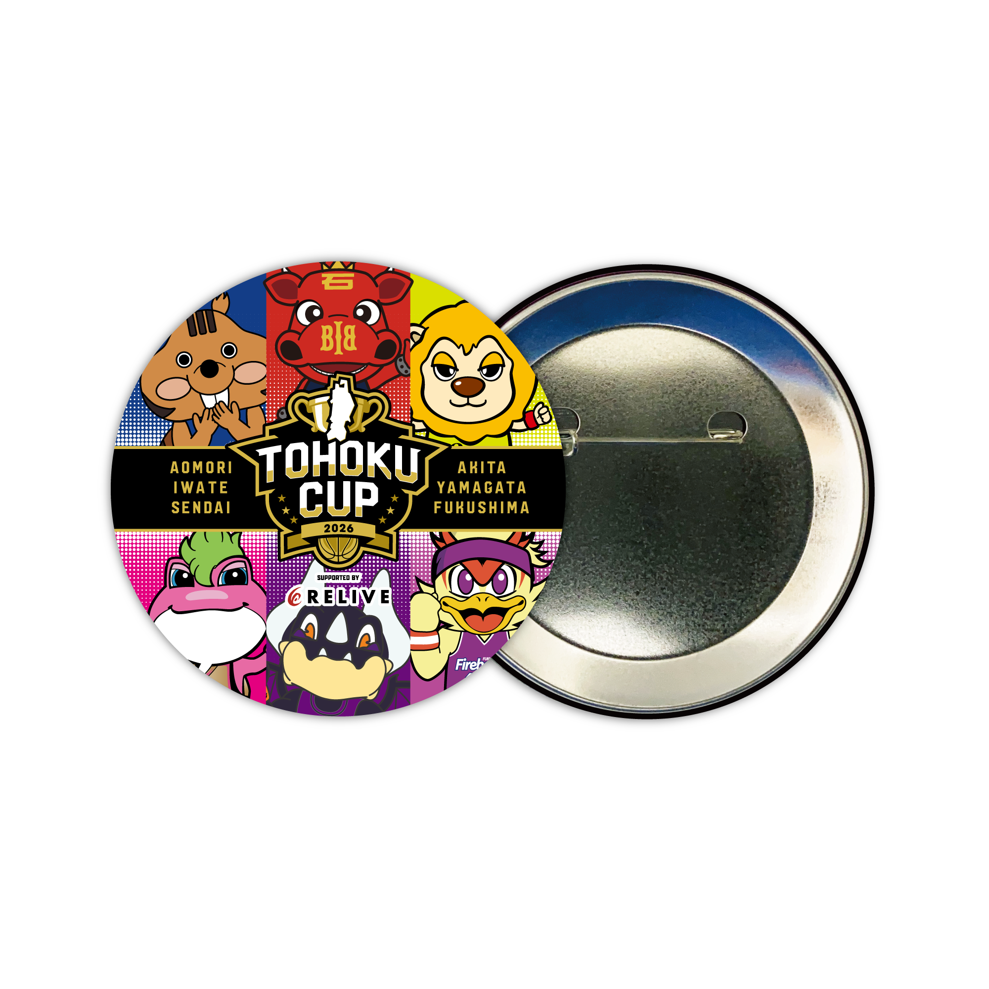 TOHOKU CUP 2026 コラボ缶バッジ