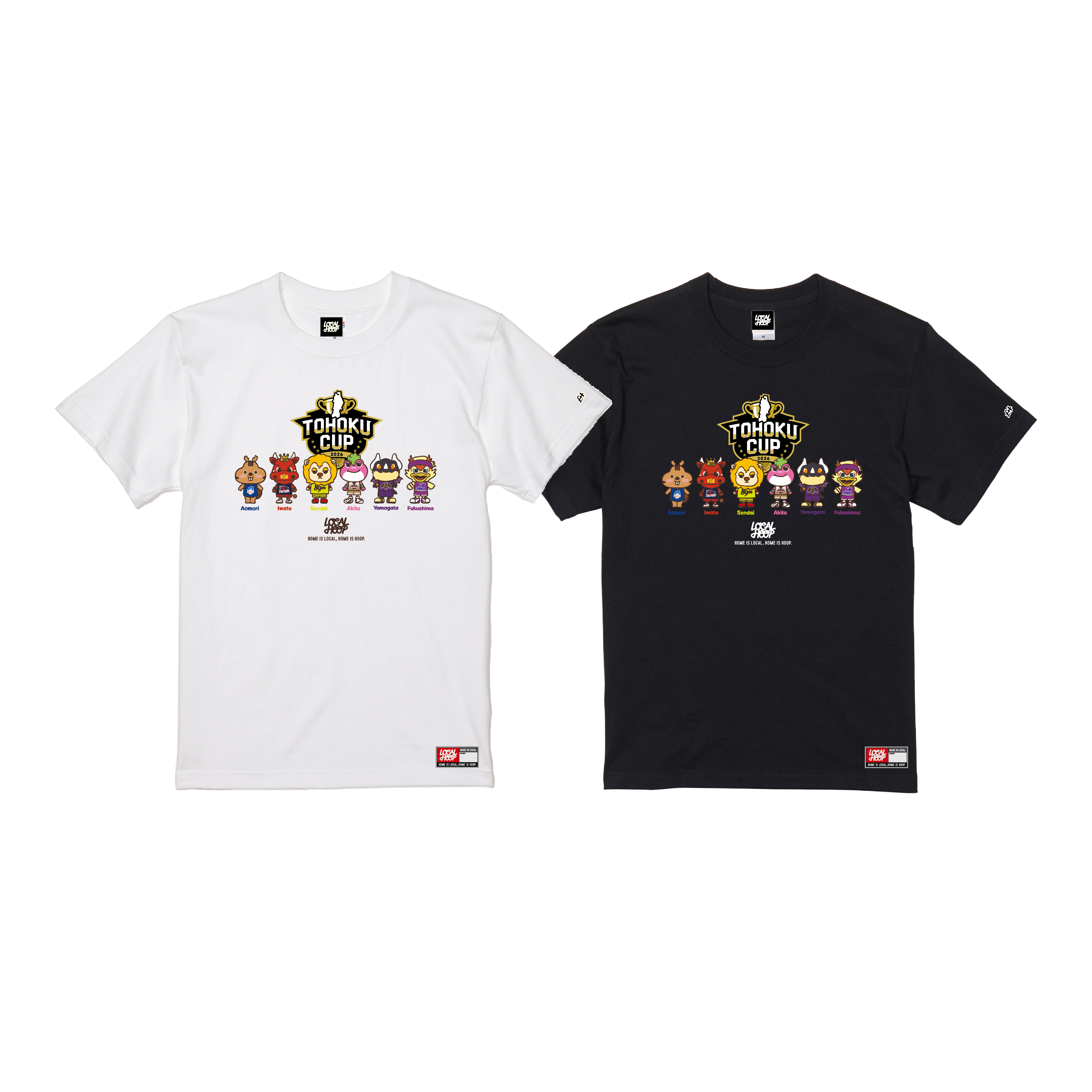 TOHOKU CUP 2026 LOCAL HOOP Tシャツ