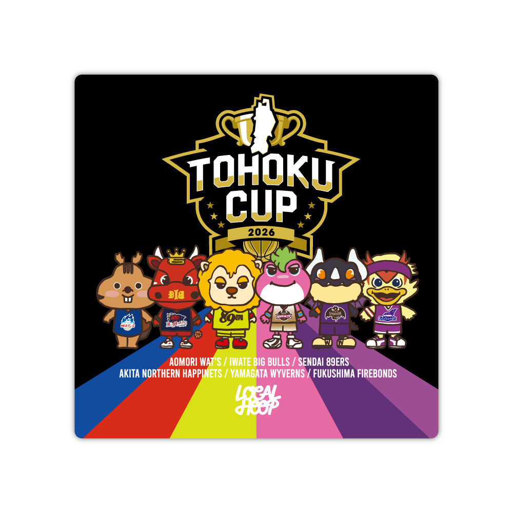 TOHOKU CUP 2026 LOCAL HOOP ミニタオル